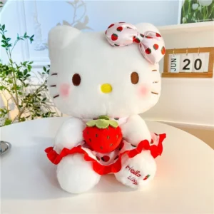 boneco de pelúcia 23cm sanrio olá kitty